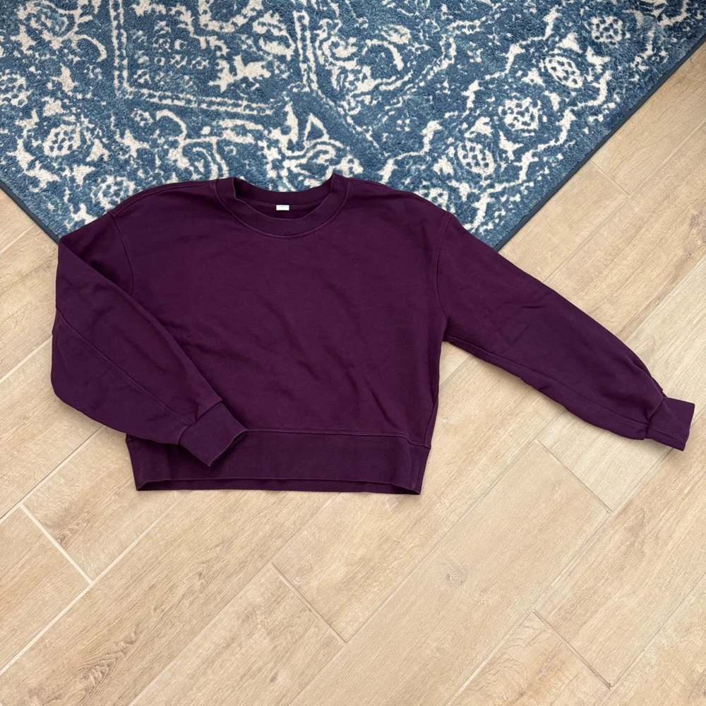 Lululemon Perfectly Oversized Cropped Crew size 4